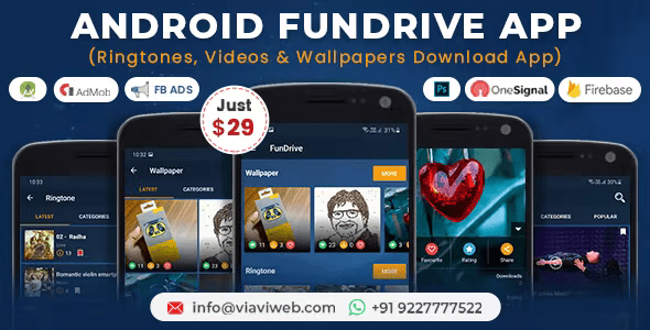Fundrive - Ringtones, Videos & Wallpapers Download App
